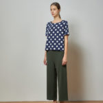 Reversible Signature Pants with dark green and black