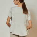 Reversible Basic Blouse II with light grey and black